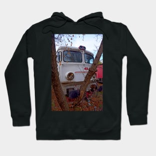 Disused loco, Romania Hoodie